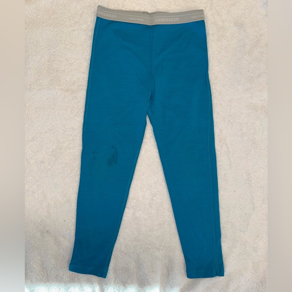 Icebreaker Kids' Oasis 100% merino leggings, size 5-6